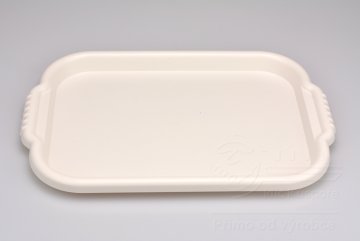 Plastový tác (39x26cm) - Bílý