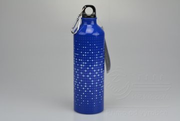 Sportovní hliníková láhev REDCLIFFS 750ml - Modrá s puntíky (25cm)