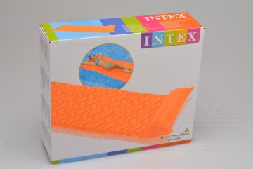 Nafukovací lehátko INTEX 58807 - Reflexně oranžové (229x86cm)