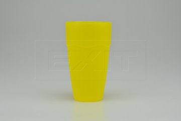 Plastový kelímek TVAR (400ml) - Žlutý