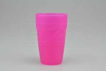 Plastový kelímek TVAR (300ml) - Fuchsiově růžový