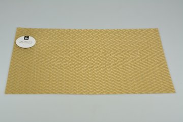 Pletené plastové prostírání EH (45x30.5cm) - Zlaté