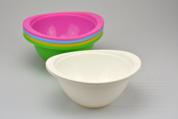 Plastová miska na potraviny HEIDRUN - Bílá (9x17cm)