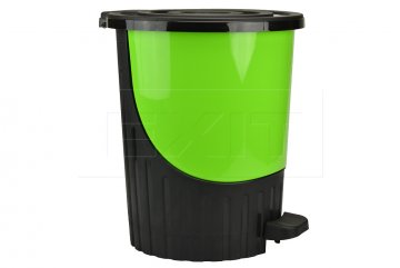 Sešlapávací odpadkový koš DUNQA (26l) - Zelený