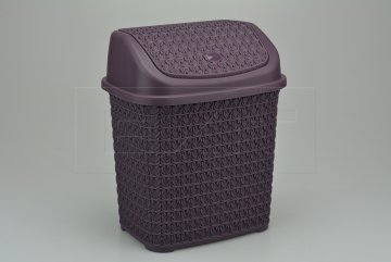 Malý odpadkový koš RIO (4.5l) - Tmavě fialový