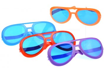Obří párty brýle (25cm) - Mix barev 1ks