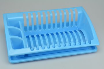 Odkapávač na nádobí HEIDRUN (43x27x12cm) - Modrý
