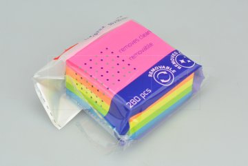 Samolepící bloček EASY 280 listů (50x50mm) - Mix barev