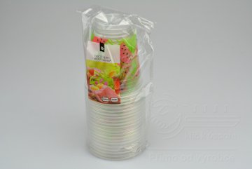 Set 20ks plastových kelímků 360ml s potiskem - Meloun