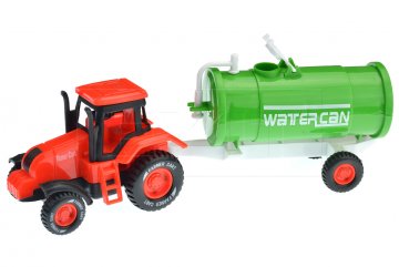 Traktor s nádrží na vodu GAZELO (22cm) - Mix barev