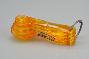 Plastové lžíce-odměrky set 5ks NEON 1,25-15ml - Žluté (12cm)