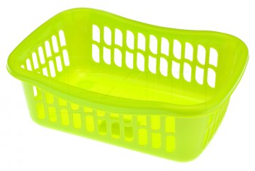 Plastový košík (22x16x8cm) - Zelený