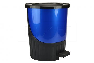 Sešlapávací odpadkový koš DUNQA (14l) - Modrý