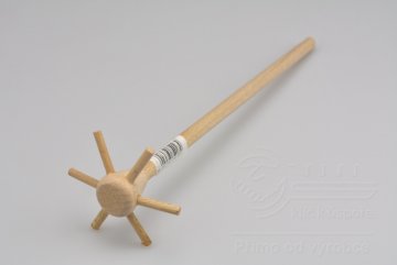 Dřevěná metlička na šlehání (27cm)