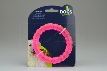 Gumový kousací kruh pro pejsky DOGS (9cm)