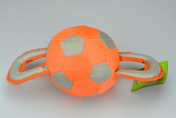 Balón na přetahování se psem DOGS (14x28cm) - Oranžový