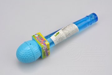 Bublifuk WIKY mikrofon - Modrý 70ml (22cm)