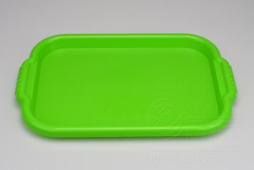 Plastový tác (39x26cm) - Zelený