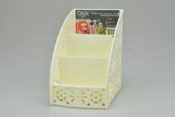 Dekorační organizér na stůl QLUX (13x12x8cm) - Bílý