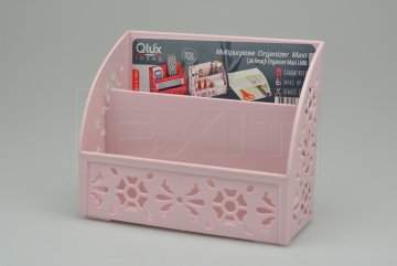 Dekorační organizér na stůl QLUX (16x13x7cm) - Růžový