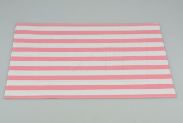 Tkané prostírání s proužky (43x30cm) - Růžové