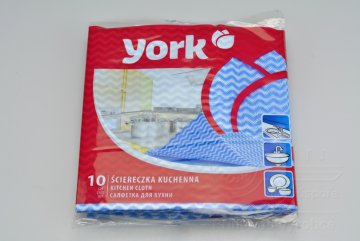 Kuchyňská utěrka YORK 10ks - Modrá (35x35cm)