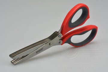 Kuchyňské nůžky na bylinky BANQUET - Červené (21cm)