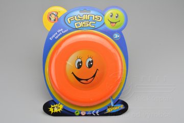 Frisbee létající disk WIKY - Oranžový (19cm)
