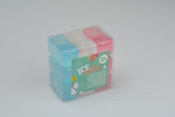 Ledové kostky 2,5x2,5cm - 18ks - Mix barev