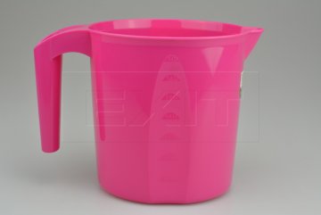 Plastový džbán s odměrkou POLY TIME (1.4l) - Fuchsiově růžový