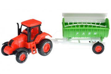 Traktor s míchacím návěsem GAZELO (22cm) - Mix barev