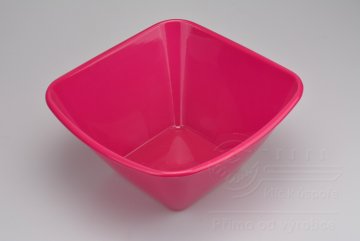 Plastová miska JAGIELLO - Tmavě růžová (12x25,5x25,5cm)