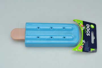 Gumové kousátko ve tvaru nanuku DOGS (15.5x5x2.5cm) - Modré