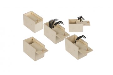 Strašidelná hračka - Pavouk v krabičce