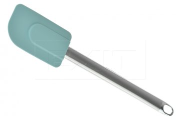 Silikonová stěrka s nerezovou rukojetí (24cm) - Modrá