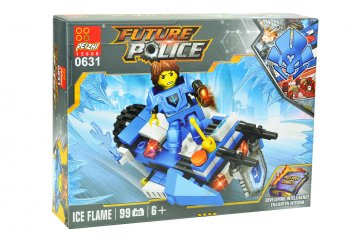 Stavebnice 0631, 99 dílků Future Police - Ice Flame