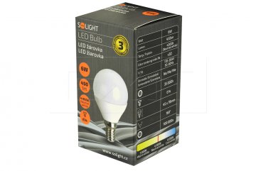 LED žárovka SOLIGHT E27 - 6W 4000K