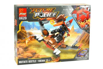 Stavebnice 0629, 100 dílků Future Police - Mutate Beetle