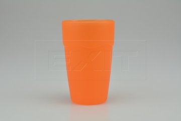 Plastový kelímek TVAR (300ml) - Oranžový