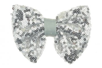 Vánoční motýlek - Stříbrný