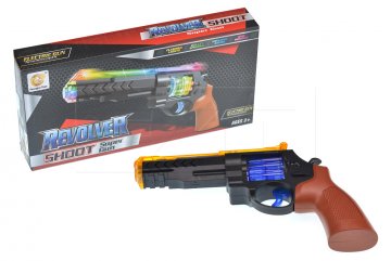 Dětský revolver se světelnými a zvukovými efekty GAZELO
