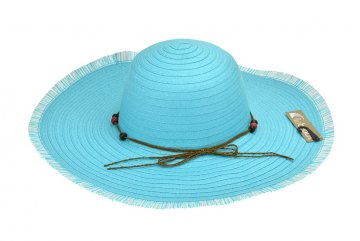 Plážový klobouk 42cm, 275330 - Azurový