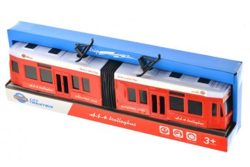 Tramvaj / trolejbus (31cm) - Červená