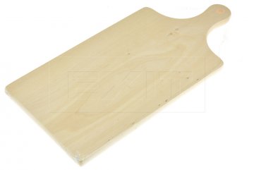 Obdélníkové dřevěné krájecí prkénko s rukojetí (41x19cm)