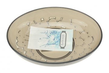 Mistička na mýdlo/mýdlenka BATHROOM (14x10.5cm) - Světle hnědá