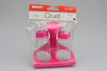 Plastová slánka s pepřenkou BANQUET Cruet -…