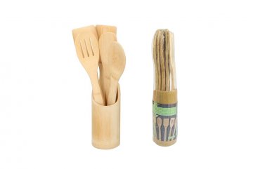 Bambusový set kuchyňského náčiní 6ks