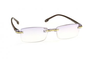 Elegantní dioptrické brýle hnědé +3.0