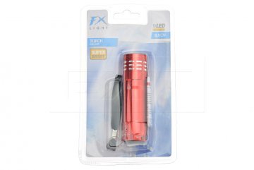 Kapesní LED svítilna FX (8.5cm) - Červená