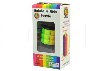 Rotační barevné puzzle na motiv rubikovy kostky GAZELO (4cm) - Mix barev